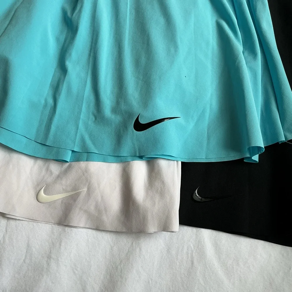 Nike bundle Tennis Skirt - Black, White, and Blue - Picture 3 of 9